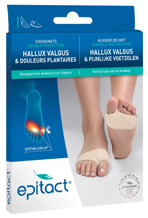 Protection de l'Hallux Valgus (oignon) + Douleurs plantaires