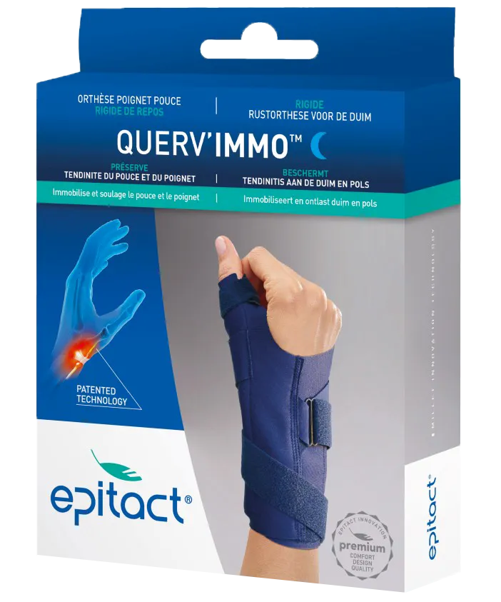 Orthèse d'immobilisation tendinite de De Quervain